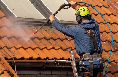 Démoussage et hydrofuge de toiture à Thiré